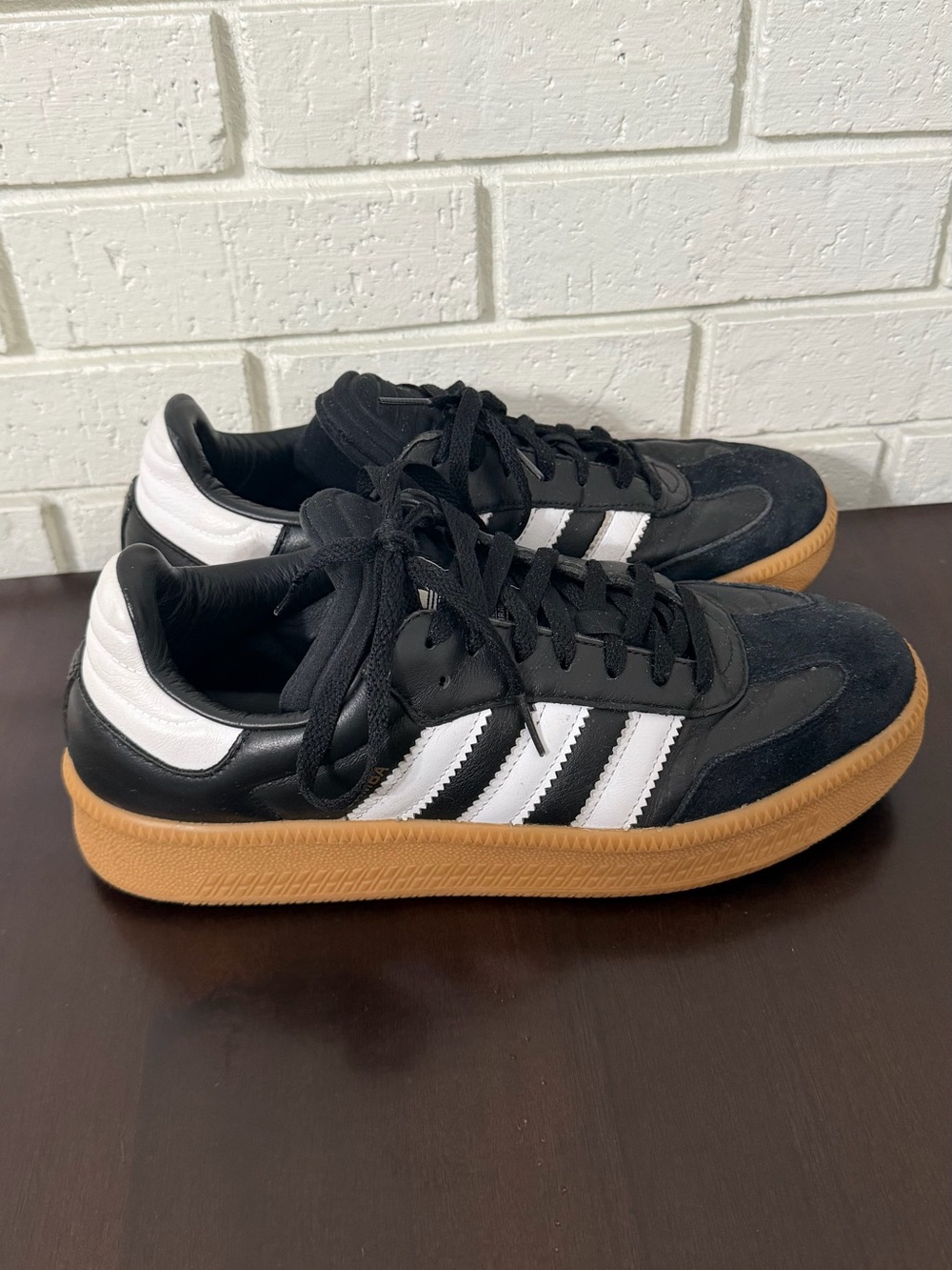 adidas Samba XLG Black White Gum Sneakers Women’s Size 10 IE1379